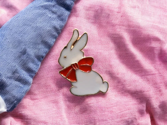 Pin's Broche Email | Alice aux Pays des Merveilles | Lapin En Retard Alice | Kawaii Mignon