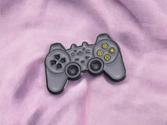 Pin's Broche Email | Chat Manette Console Jeux | Jeux Video | Chat | Kawaii | Fun | Humour