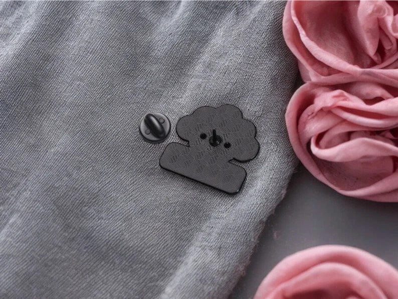 Pin's Broche Email | Nuage Orage | Thundercunt | Kawaii | Fun | Humour