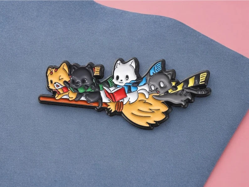 Email Brooch Pin | Harry Potter Kawaii Cat | Humor | Kawaii | Cute