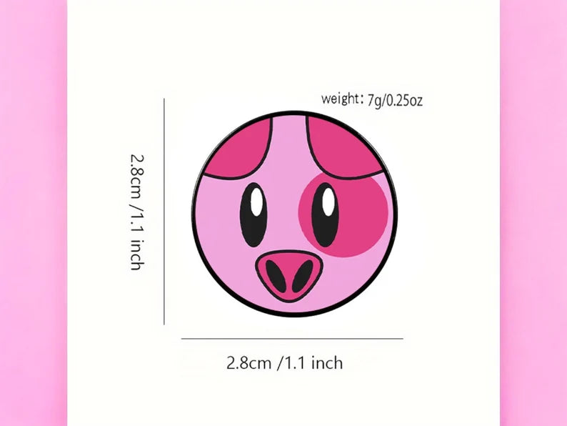 Pin's Broche Email | Cochon Mignon Kawaii | Kawaii | Animal Dessin Animé