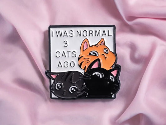 Pin's Broche Email | Pile de Chats | Calins de Chat | Mignon | Kawaii Dessin Animé