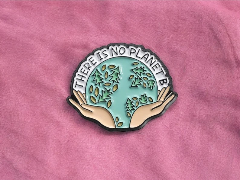 Pin's Broche Email | Save the Earth | Sauver Planète | Deforestation | Kawaii | Fun | Humour