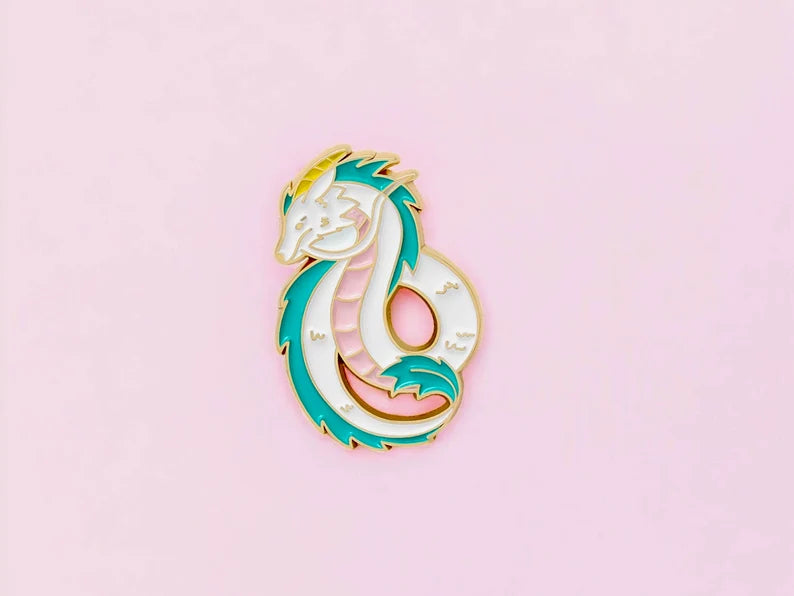 Email Brooch Pin | Spirited Away | Spirited Away Dragon | Kawaii | Cute