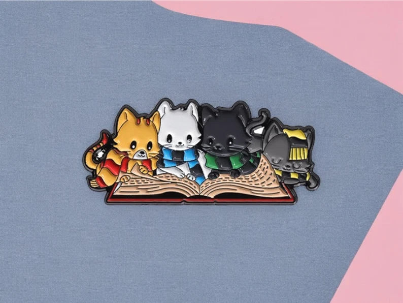 Email Brooch Pin | Harry Potter Kawaii Cat | Humor | Kawaii | Cute