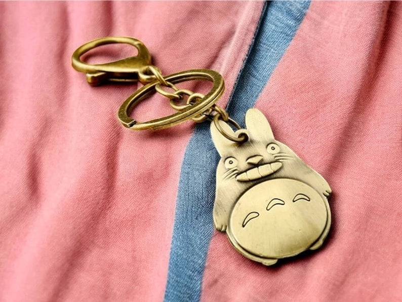 Keychain | Totoro | My Neighbor Totoro | Kawaii | Cute | Metal Bag Pendant