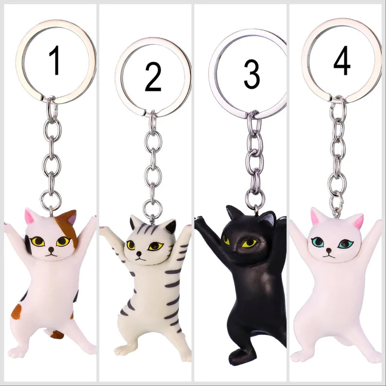 Resin Keychain | Cat | Cute | Comic Strip | Kawaii