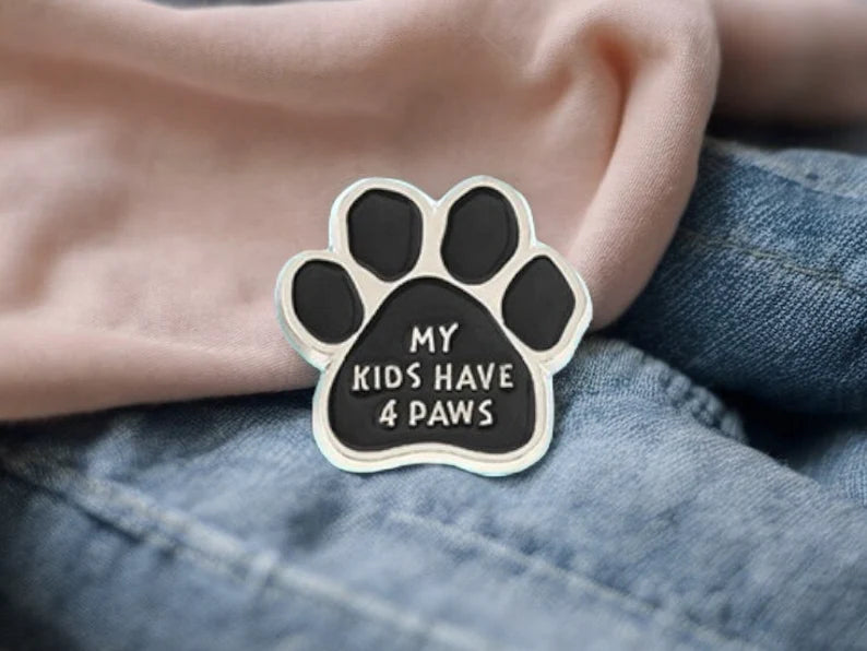 Pin's Broche Email | Patte de chien ou chat | Mignon | Kawaii