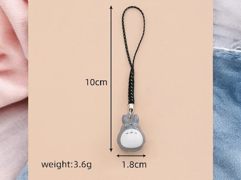 Clochette Pendentif Sac ou Téléphone | Totoro | Mon Voisin Totoro | Kawaii | Mignon | Pendentif Sac Métal