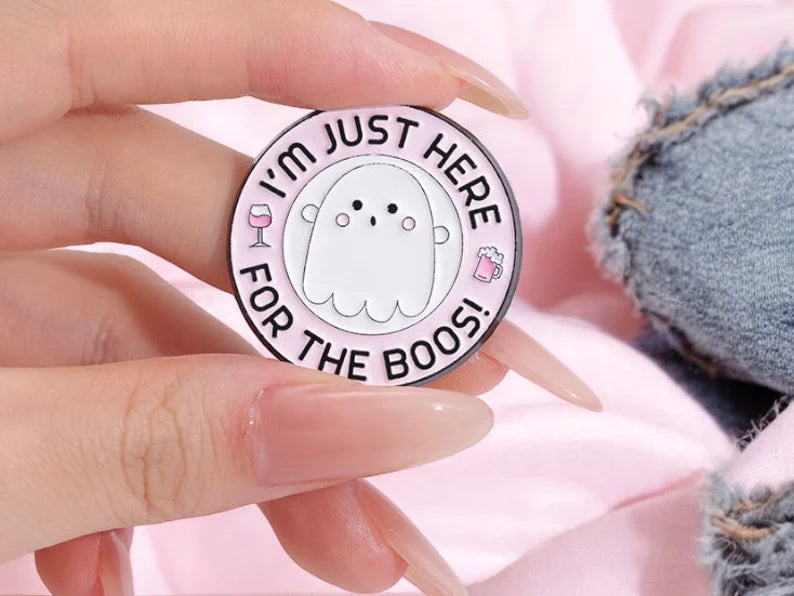 Email Brooch Pin | Baby Ghosts | Cute | Kawaii | Fun | Humor