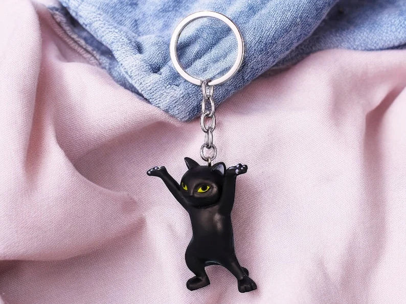 Resin Keychain | Cat | Cute | Comic Strip | Kawaii