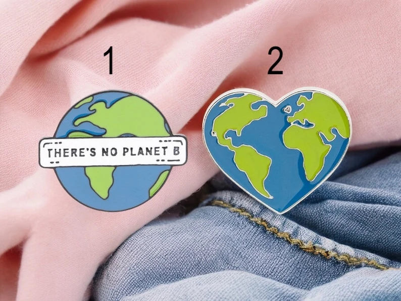 Email Brooch Pin | Save the Earth | Save Planet | Deforestation | Kawaii | Fun | Humor