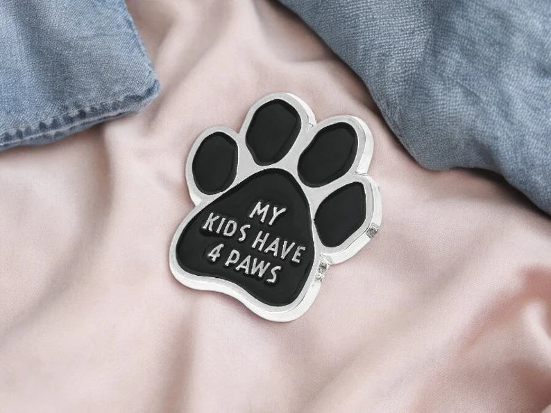 Email Brooch Pin | Dog or cat paw | Cute | Kawaii