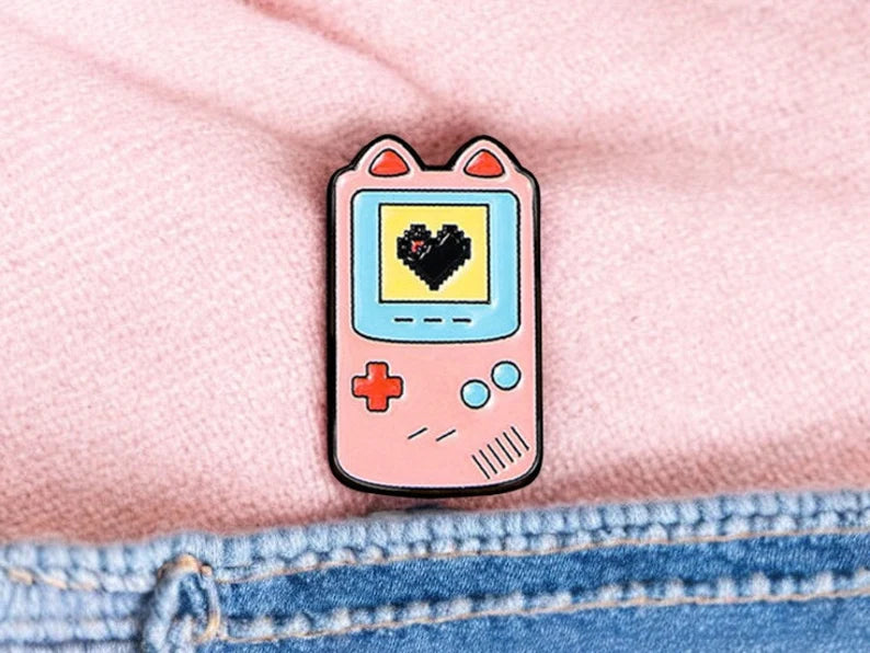 Email Brooch Pin | Game Console Controller | Video Games | Kawaii | Fun | Humor