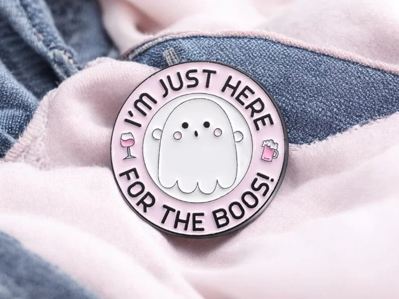 Email Brooch Pin | Baby Ghosts | Cute | Kawaii | Fun | Humor