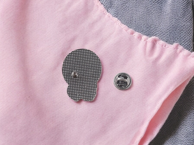 Pin's Broche Email | Astronaute sur Lune ou Croisson de Lune | Kawaii | Cosmonaute