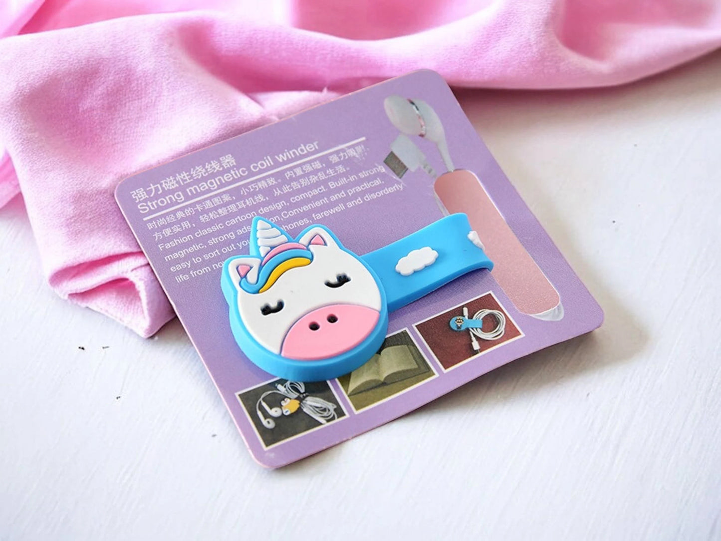 USB Cable or Mobile Charger Protection | Anti-Break Sleeve | Protection Device | Pig | Cute Animals | Silicone