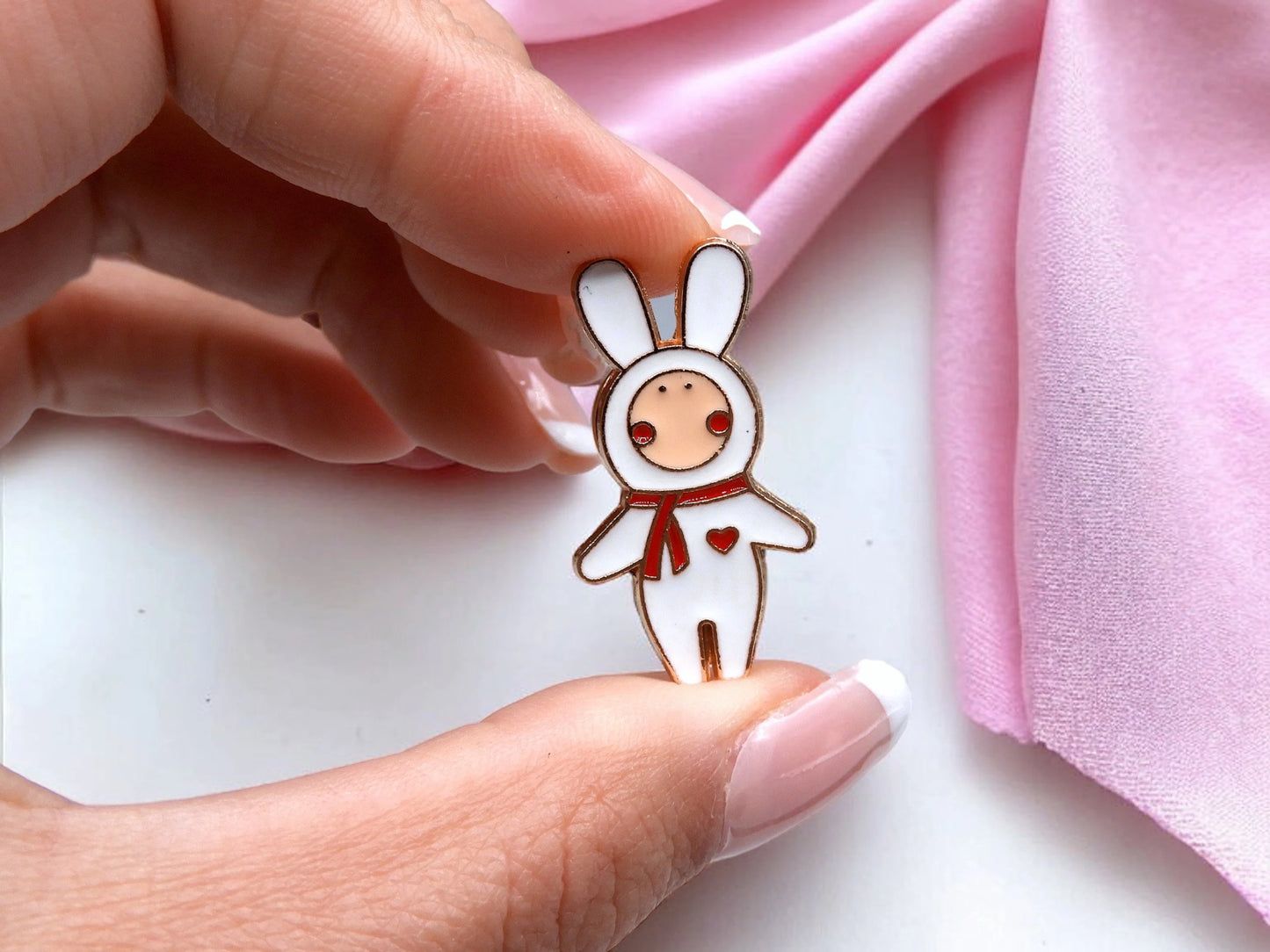 Pin's Broche Email | Bunny | Lapin Bunny | Cute Mignon | Kawaii