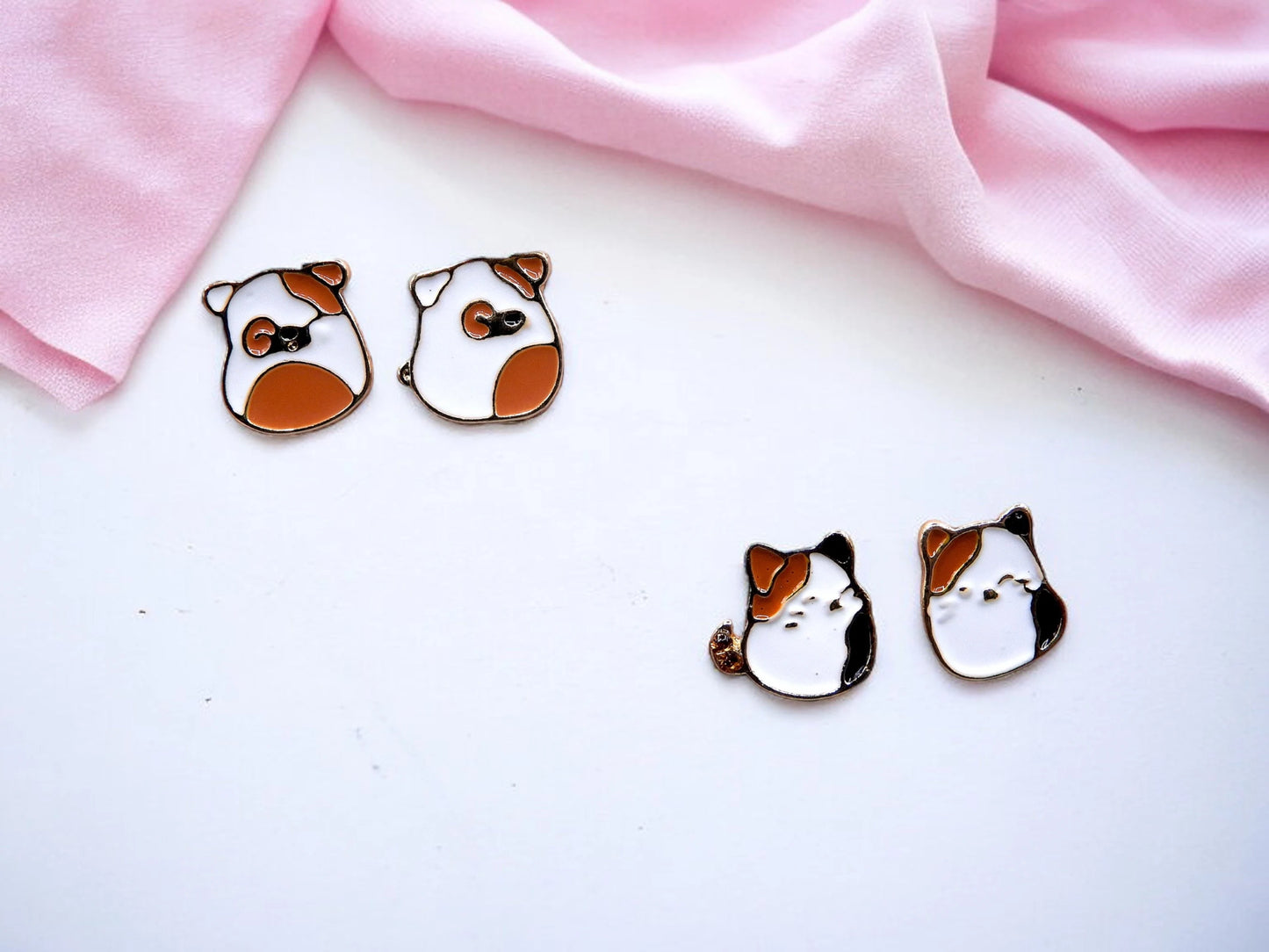 Boucles Oreilles | Trop Mignon Chiens ou Chat Kawaii | Kawaii Cute