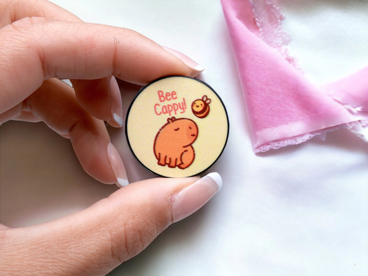 Pin's Broche Email | Bee Cappy | Cappy Abeille | Kawaii | Fun | Humour Mignon