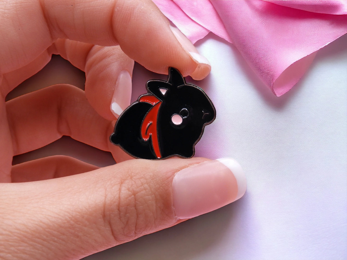 Pin's Broche Email | Lapin Ninja | Judo | Lapin Mignon Ninja | Kawaii | Mignon