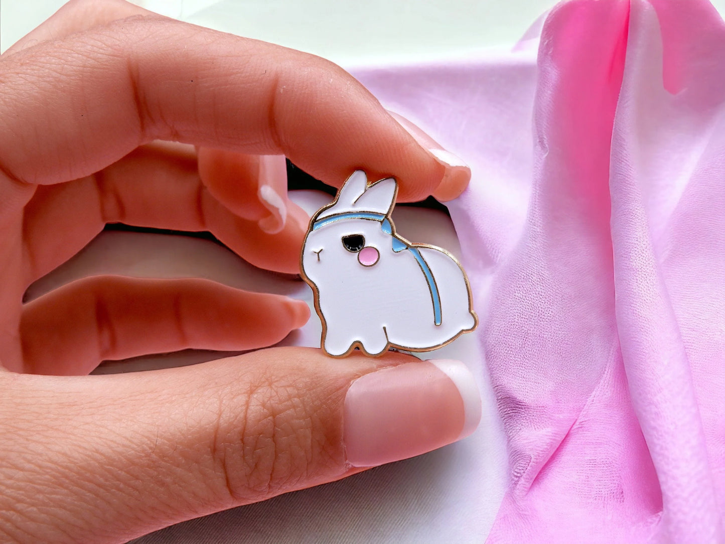 Pin's Broche Email | Lapin Ninja | Judo | Lapin Mignon Ninja | Kawaii | Mignon