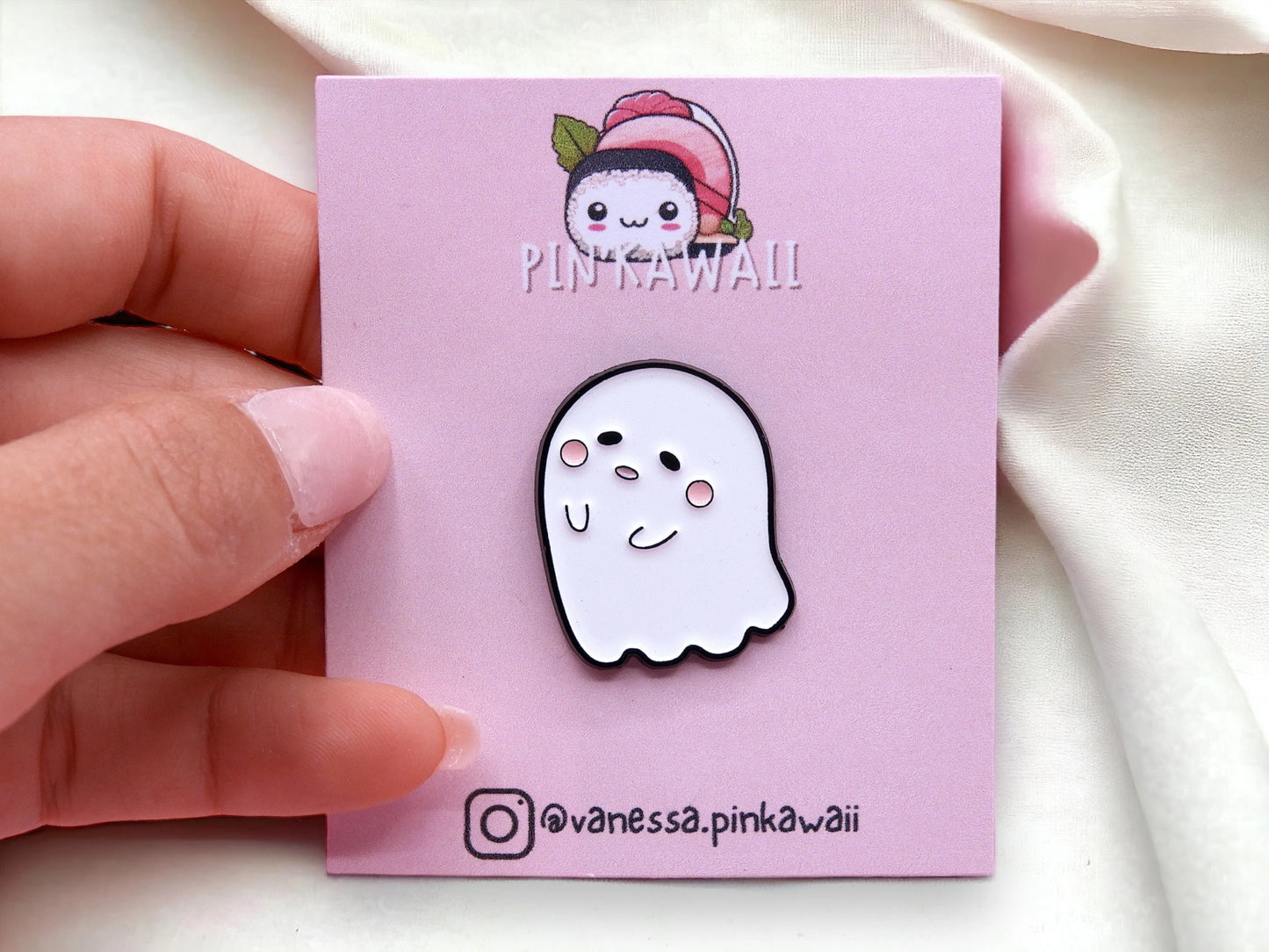 Pin's Broche Email | Bébé Fantomes | Mignon | Kawaii | Fun | Humour