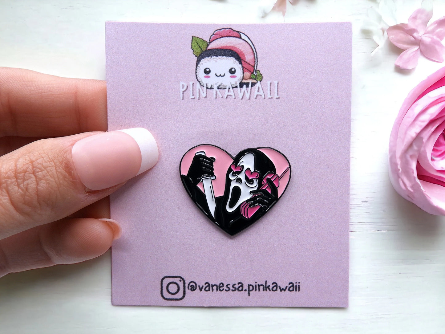 Pin's Broche Email | Film d'horreur | Téléphone | Mignon Kawaii | Fun | Humour