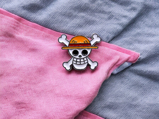 Pin's Broche Email | Squelette Pirate | Kawaii | Mignon