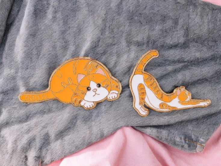 Pin's Broche Email | Chats | Amoureux des Chats | Kawaii | Fun | Humour