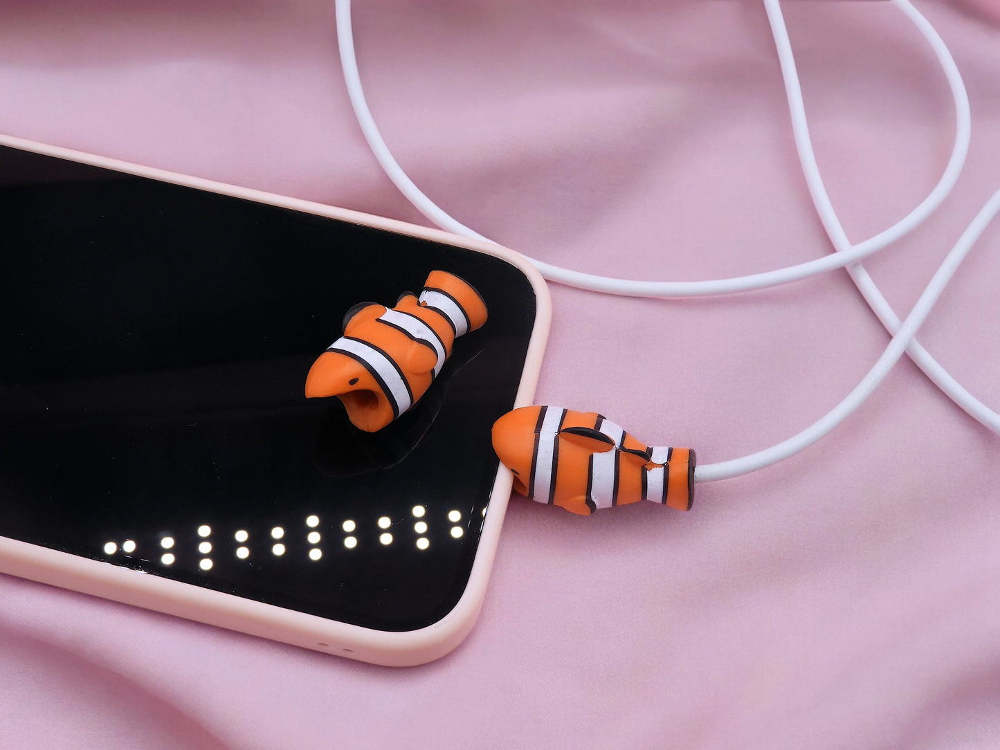 USB Cable or Mobile Charger Protection | Anti-Break Sleeve | Protection Device | Panda | Cute Animals | Silicone